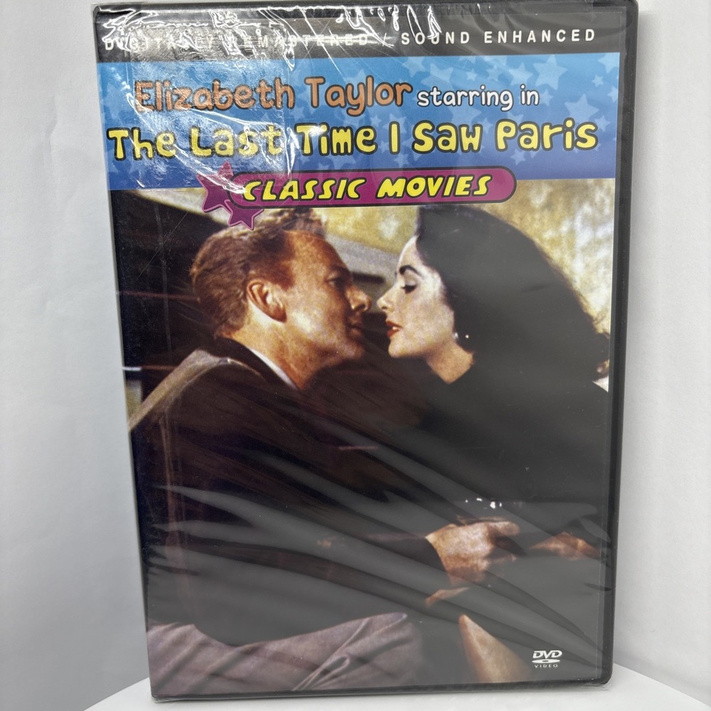 The Last Time I Saw Paris DVD 1954 Classic Film Elizabeth Taylor Van Johnson NEW